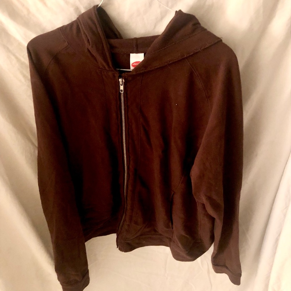 Brown hoodie